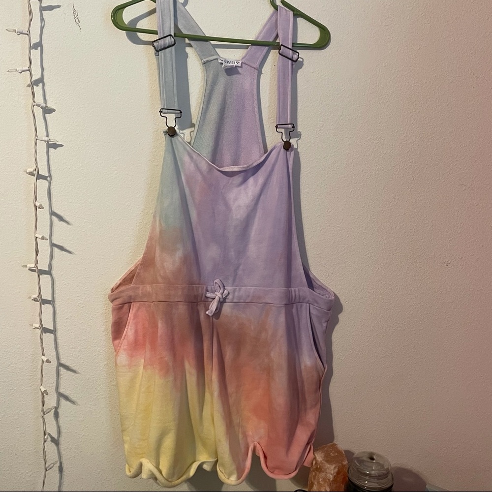 Plus Sized Colorful Overalls